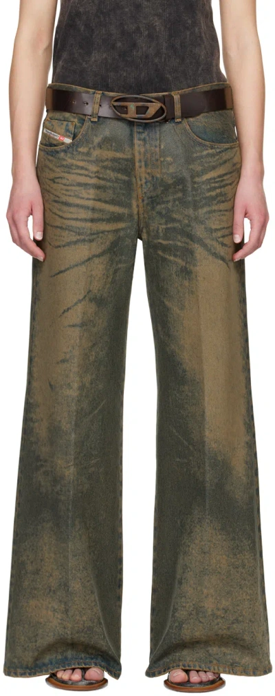 Diesel Ssense Exclusive Brown Jeans In 01