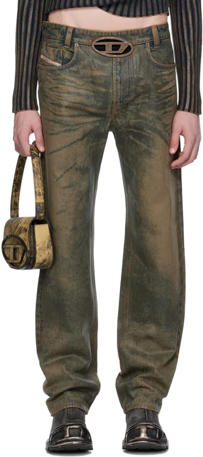 DIESEL SSENSE EXCLUSIVE BROWN JEANS