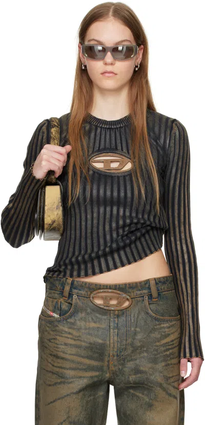Diesel Ssense Exclusive Brown Sweater In 7dd