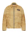 Diesel Stack Denim Jacket In Brown