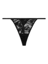 Diesel Stacy-utlt Lace Logo Thong In Black