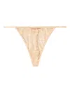 Diesel Stacy-utlt Lace Thongs In Neutral