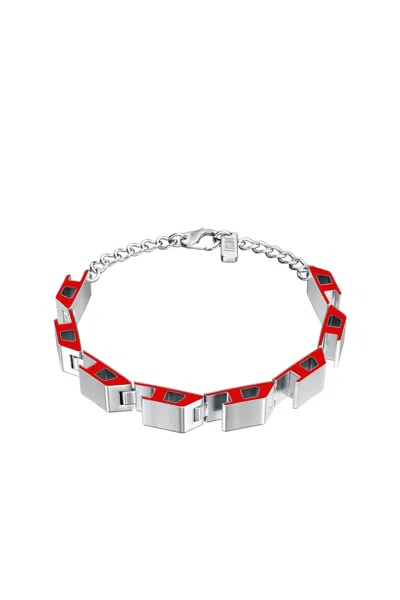 Diesel Stainless Steel Bracelet In Silver