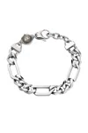 Diesel Bracciale A Catena In Acciaio Inossidabile In Argento