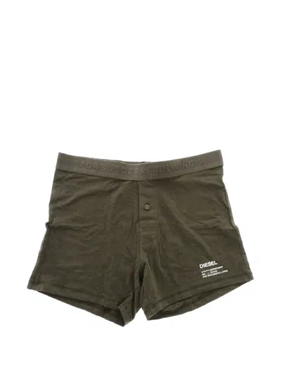 Diesel Starkie Button-fly Boxers In Green