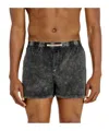 Diesel Starper Button-fly Boxer Shorts In Black