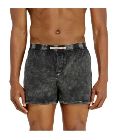 Diesel Starper Button-fly Boxer Shorts In Black