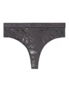 Diesel Stars-gft Logo Thong In Gray