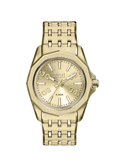 Diesel Stinger 44mm Watch In Gold