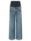 Diesel Stonewashed Cotton And Hemp Denim Jeans In Blue