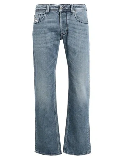 Diesel Straight Jeans 1985 Larkee 09h30 Man Jeans Blue Size 34w-32l Cotton, Polyester, Elastane