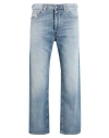 Diesel Straight Jeans 2010 D-macs 0dqad Man Jeans Blue Size 34w-32l Cotton, Elastane In Blue
