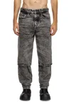 Diesel Straight Jeans In Black