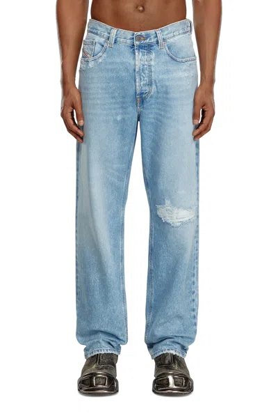 Diesel Straight Jeans In Navy