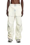 Diesel Wide Jeans D-arne 0cbcv In Blue