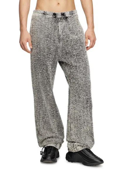 Diesel Straight Jeans In Grey