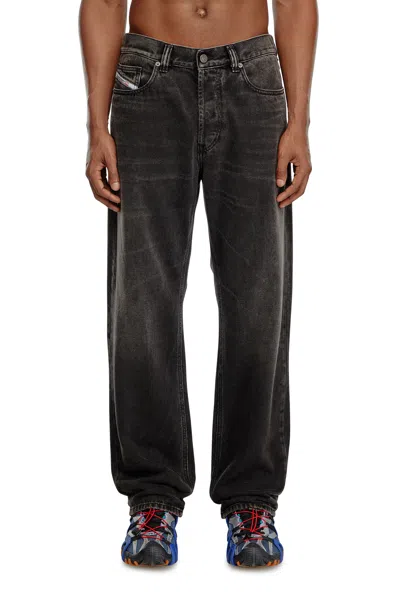 Diesel Straight Jeans In Nero