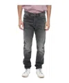 Diesel Straight Jeans Pants In Black