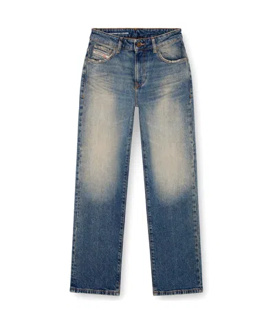 Diesel Straight Jeans Pants In Blue