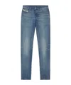 Diesel Straight Jeans Pants In Blue