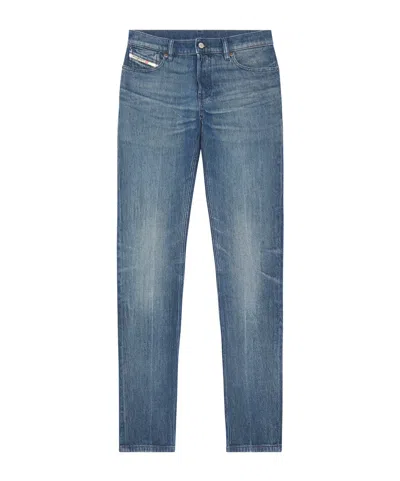 Diesel Straight Jeans Pants In Blue
