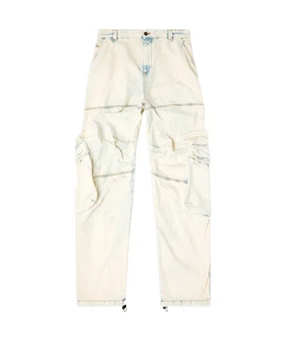 DIESEL DIESEL D-ARNE 0CBCV STRAIGHT-LEG JEANS