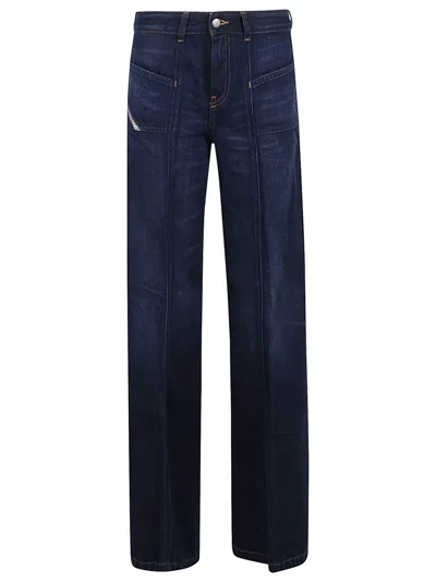 Diesel Straight-leg Dark Wash Jeans