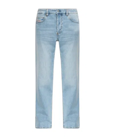 Diesel Straight Leg Jeans In Blue