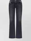 Diesel Straight Leg Trousers Five Pockets In Gray