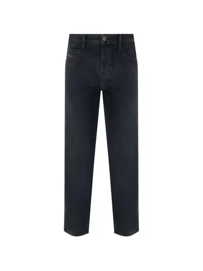Diesel Straight-cut Trousers In Black