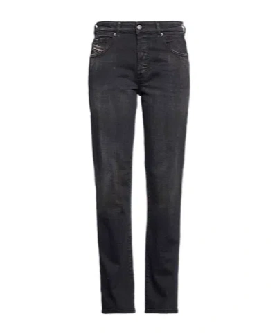 Diesel Straight-leg Jeans In Black