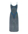 Diesel Sleeveless Midi Dress In Gray