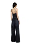 Diesel De-vors Denim Jumpsuit In Black