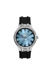 Diesel Streamline Silicone Watch In Black