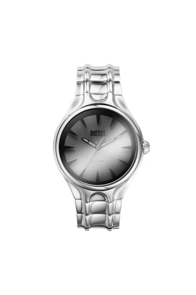 Diesel Streamline Three-hand Stainless Steel Watch In Metallic