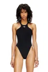 Diesel Stretch Bodysuit With Oval D Detail In Black