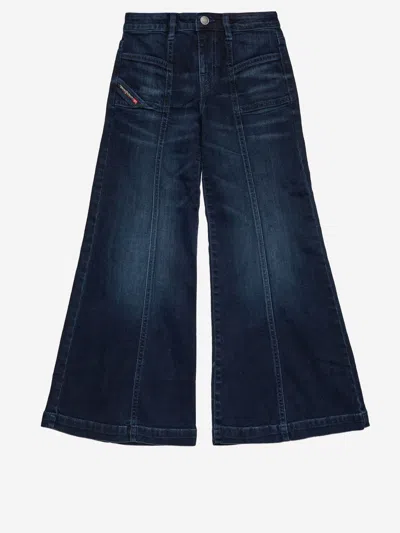 DIESEL STRETCH COTTON DENIM JEANS