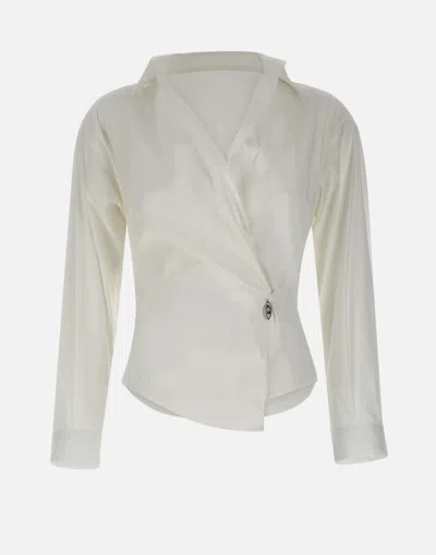 Diesel Stretch Cotton Poplin C Delphi Shirt In White
