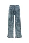 Diesel Stretch Denim Joggers In Blue