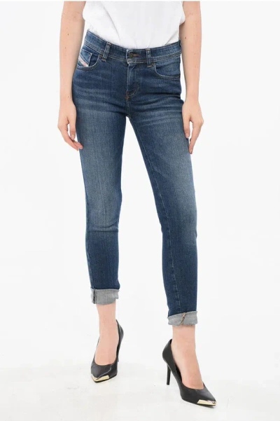 Diesel Stretch Denim Super Skinny 2017 Slandy Jeans 12cm L.32 Grösse 31 In Blue