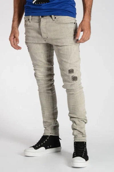 Diesel Stretch Denim Tepphar Jeans In Gray