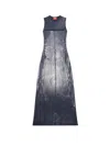 Diesel Stretch Jersey Dress With Metallized Effect