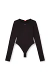 Diesel Women Angelina-utlt Nylon Bodysuit In Brown