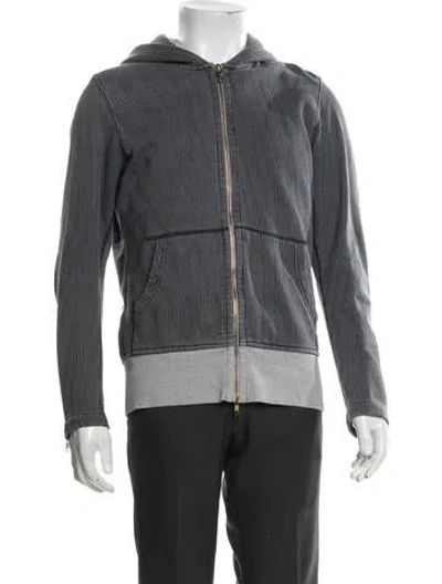 Pre-owned Diesel Striped Jacket In Grey