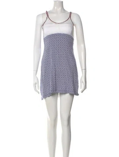 Pre-owned Diesel Striped Mini Dress In Multi