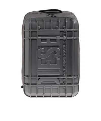 Diesel Strong Image Backpack In Gray