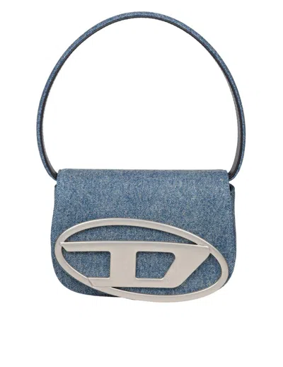 Diesel Borsa A Spalla 1dr In Denim Colore Blu Jeans In Blue