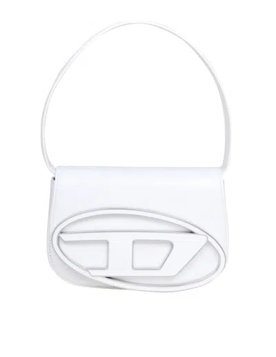 Diesel Structured Nappa Bag In White