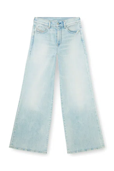 Diesel Stylish Front Button And Zip-fastening Jeans - Size 27 In Azzurro