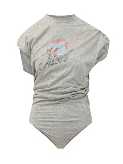 Diesel Stylish Mini Bodysuit For All Seasons In Gray
